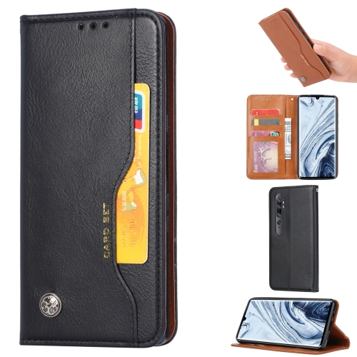 

For Xiaomi Mi Note 10 / Note 10 Pro / CC9 Pro Knead Skin Texture Horizontal Flip Leather Case with Photo Frame & Holder & Card Slots & Wallet(Black)