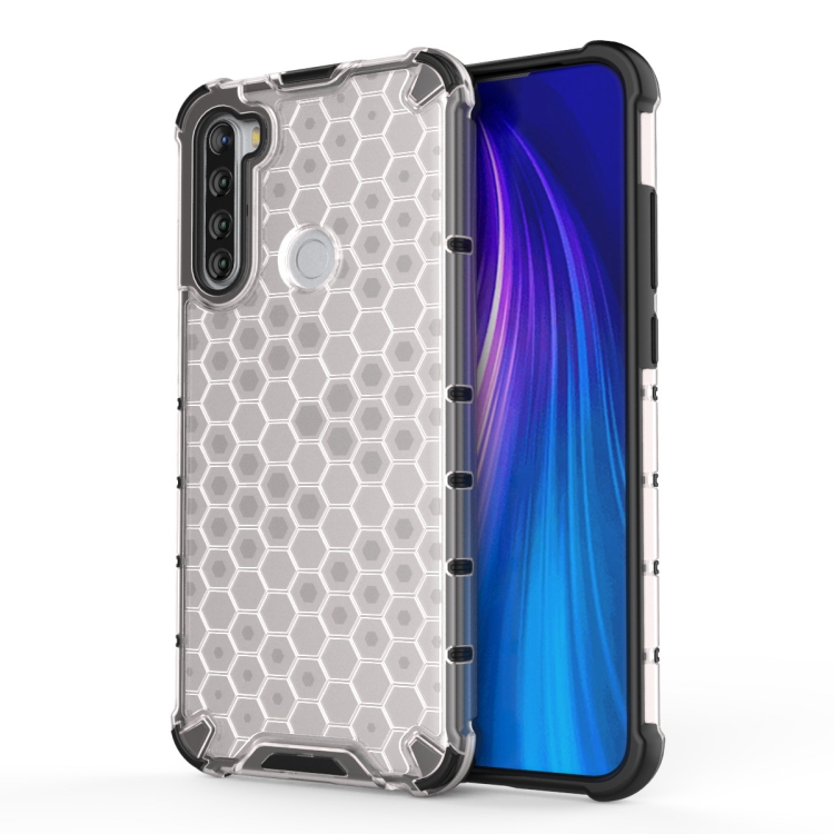 

For Xiaomi Redmi Note 8T Shockproof Honeycomb PC + TPU Case(White)