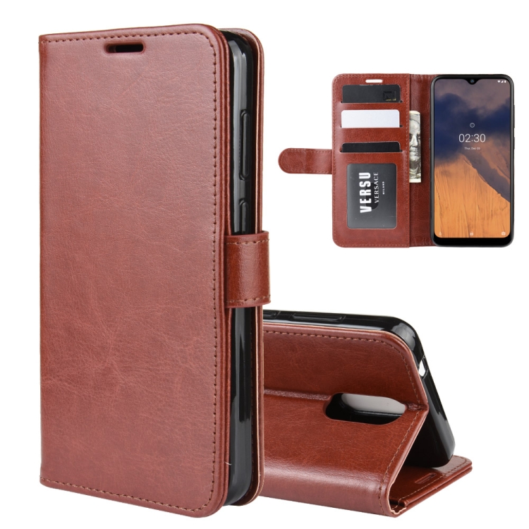 

For Nokia 2.3 R64 Texture Single Horizontal Flip Protective Case with Holder & Card Slots & Wallet& Photo Frame(Brown)