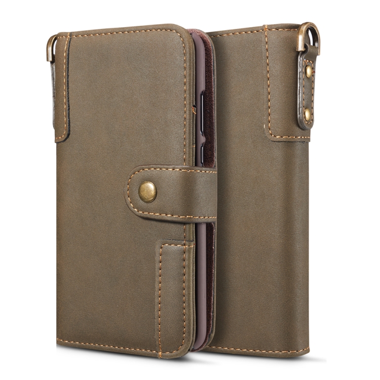

For Huawei Mate 20 Cowhide Texture Horizontal Flip Leather Case with Holder & Card Slots & Wallet & Lanyard(Coffee)
