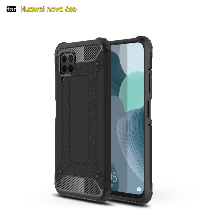 

For Huawei Nova 6 SE Magic Armor TPU + PC Combination Case(Black)