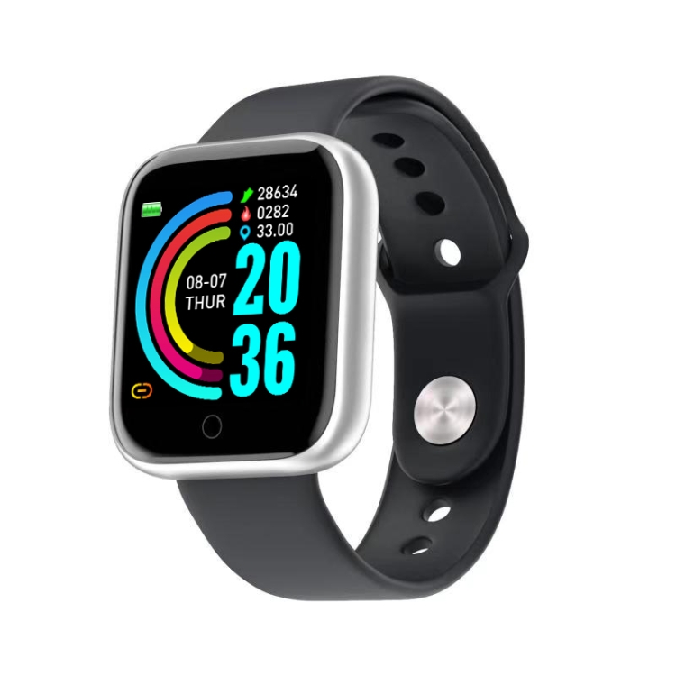 

B57S 1.3inch IPS Color Screen Smart Watch IP67 Waterproof,Support Call Reminder /Heart Rate Monitoring/Blood Pressure Monitoring/Sleep Monitoring(Silver)