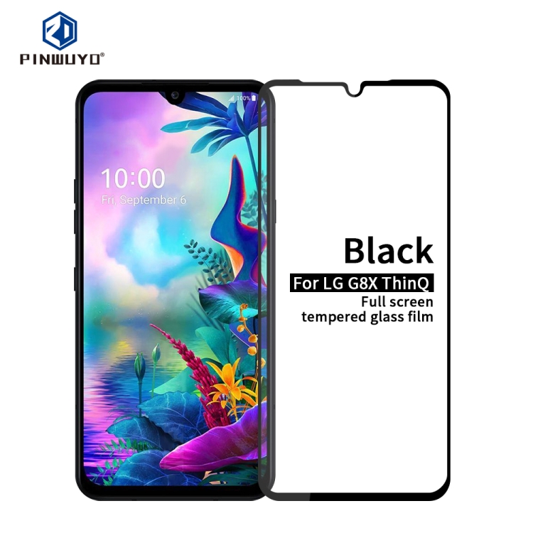 

For LG G8X ThinQ PINWUYO 9H 2.5D Full Screen Tempered Glass Film(Black)