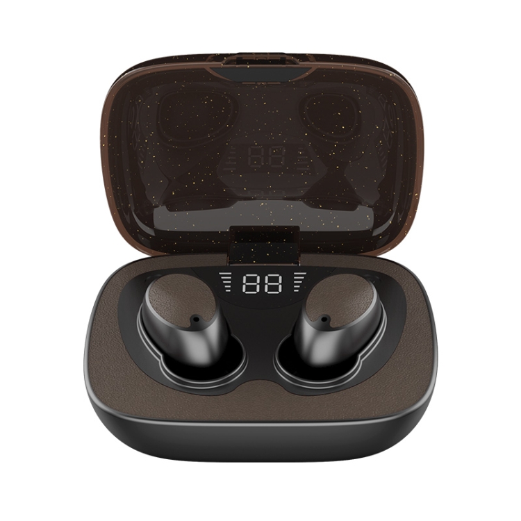 

ES02 Bluetooth 5.0+EDR In-ear Stereo Bluetooth Earphone With Digital Display Charging Bin(Stick Skin Version)