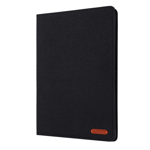 

For iPad 10.2 Cloth Style TPU Flat Protective Shell(Black)