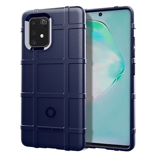 

For Galaxy A91 Full Coverage Shockproof TPU Case(Blue)