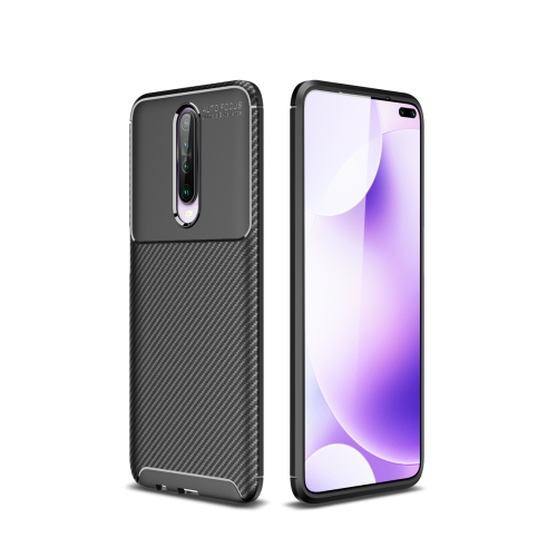 

For Xiaomi Redmi K30 5G Carbon Fiber Texture Shockproof TPU Case(Black)