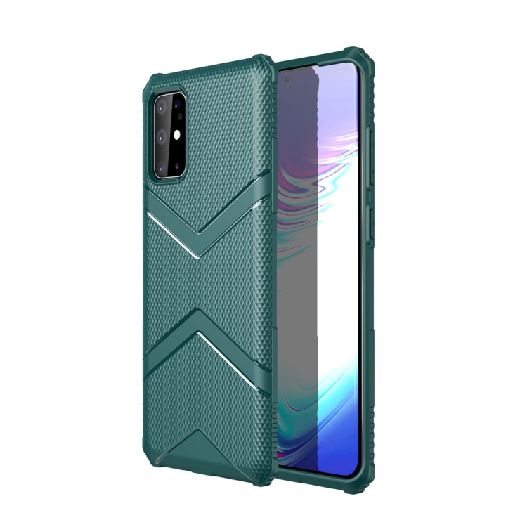 

For Galaxy S11 Diamond Shield TPU Drop Protection Case(Green)