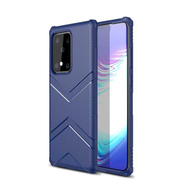 

For Galaxy S11 Plus Diamond Shield TPU Drop Protection Case(Blue)