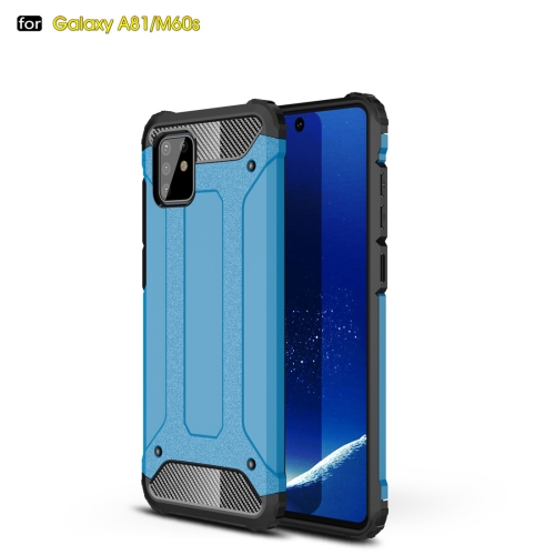 

For Galaxy A81 / M60s Magic Armor TPU + PC Combination Case(Blue)