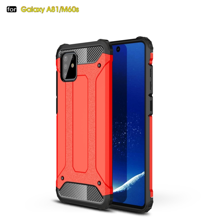 

For Galaxy A81 / M60s Magic Armor TPU + PC Combination Case(Red)