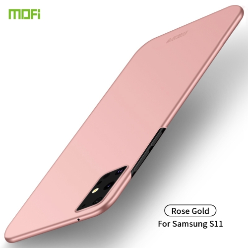 

For Galaxy S20+ MOFI Frosted PC Ultra-thin Hard Case(Rose gold)