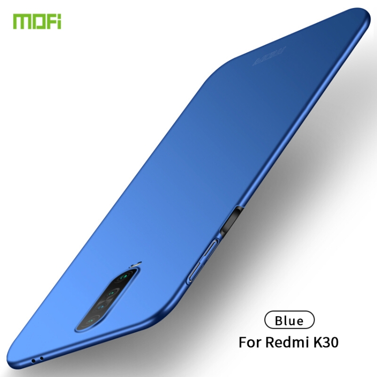 

For Xiaomi RedMi K30 MOFI Frosted PC Ultra-thin Hard Case(Blue)
