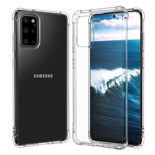 

For Galaxy S20+ Four-Corner Anti-Drop Ultra-Thin Transparent TPU Phone Case(Transparent)