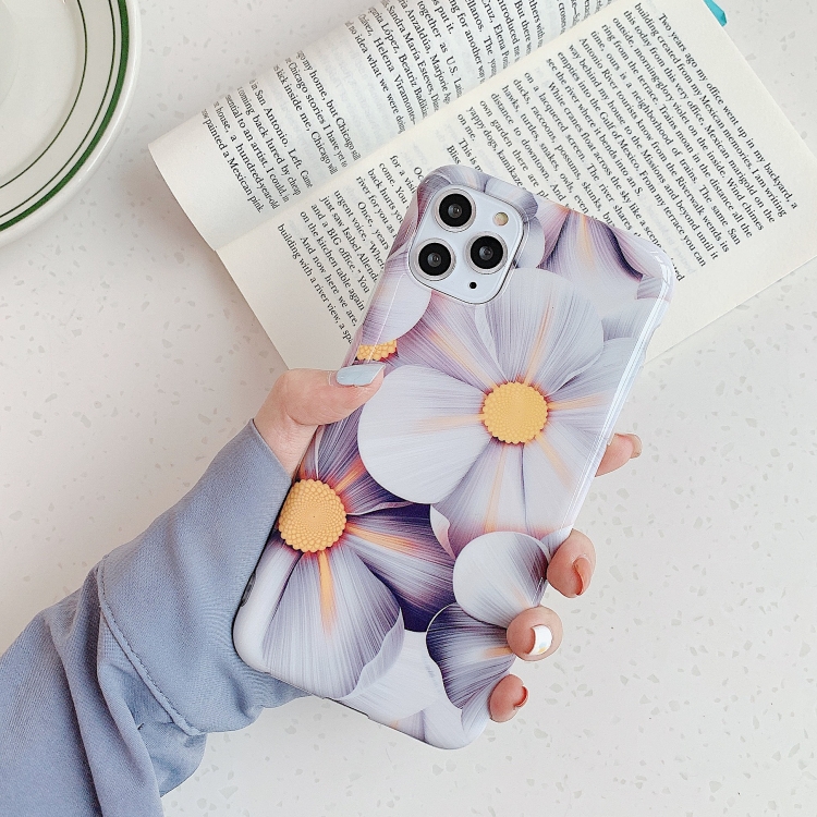 

For iPhone 11 Smooth Flower Series IMD TPU Mobile Phone Case(Qiuying KF1)