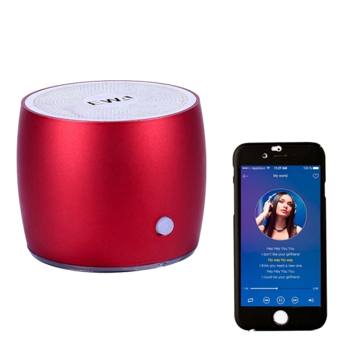 

EWA A103 Portable Bluetooth Speaker Wireless Heavy Bass Bomm Box Subwoofer Phone Call Surround Sound Bluetooth Shower Speaker(Red)