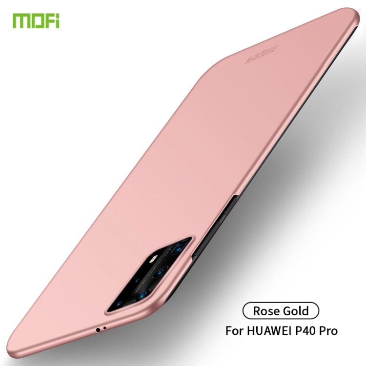 

For Huawei P40 Pro MOFI Frosted PC Ultra-thin Hard Case(Rose Gold)