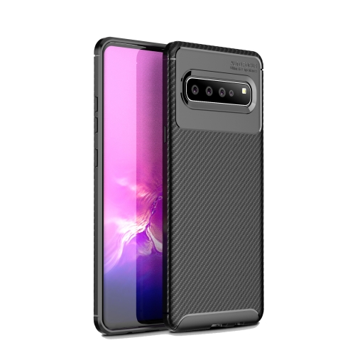 

For LG V60 ThinQ 5G Carbon Fiber Texture Shockproof TPU Case(Black)