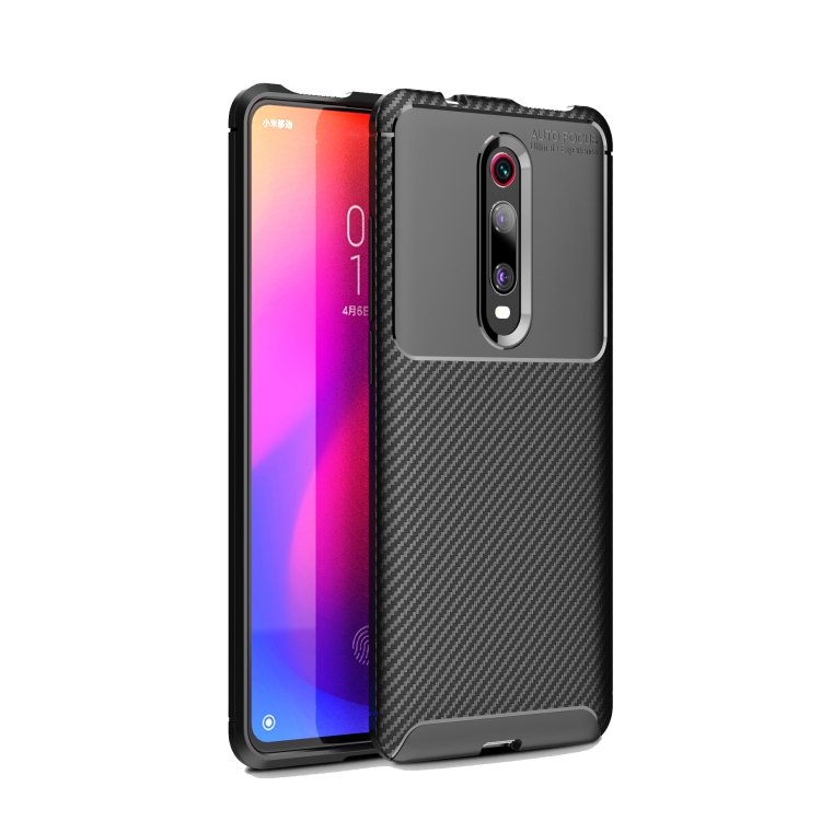 

For OnePlus 8 Carbon Fiber Texture Shockproof TPU Case(Black)