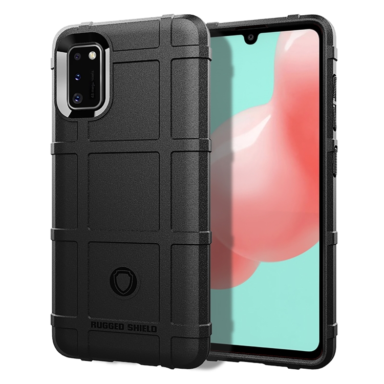 

For Galaxy A41 Full Coverage Shockproof TPU Case(Black)