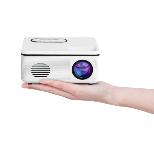 

S361 80 lumens 320 x 240 Pixel Portable Mini Projector, Support 1080P, US Plug(White)