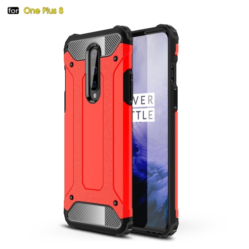 

For OnePlus 8 Magic Armor TPU + PC Combination Case(Red)