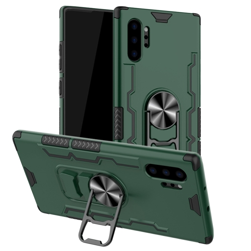 

For Galaxy Note 10 Plus Shockproof PC + TPU Protective Case with Beer Opener & Car Holder(Green)