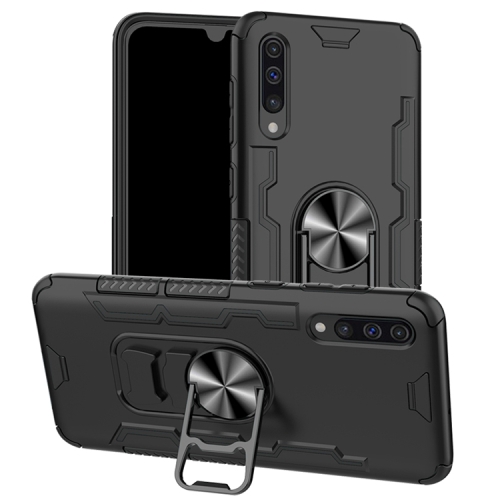 

For Galaxy A50 Shockproof PC + TPU Protective Case with Beer Opener & Car Holder(Black)