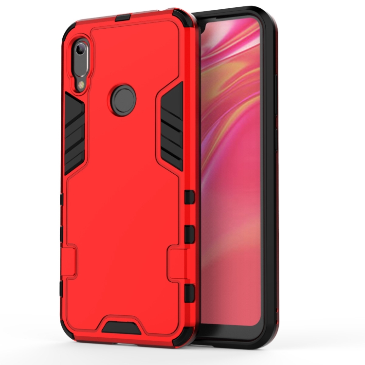 

For Huawei Y6s 3 in 1 Full Coverage Shockproof PC + TPU Case(Red)
