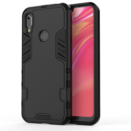 

For Huawei Y6s 3 in 1 Full Coverage Shockproof PC + TPU Case(Black)