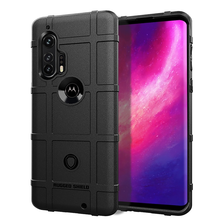 

For Moto Edge Plus Full Coverage Shockproof TPU Case(Black)