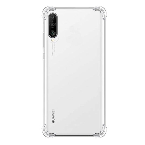 

For Huawei Enjoy 10e Four-Corner Anti-Drop Ultra-Thin Transparent TPU Phone Case(Transparent)