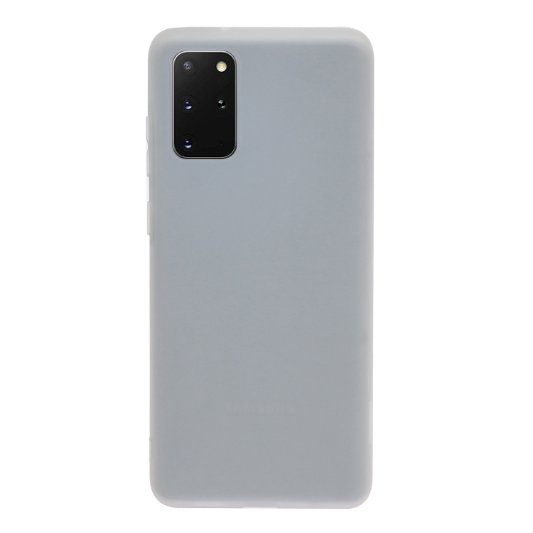 

For Galaxy S20 Plus Frosted Candy-Colored Ultra-thin TPU Phone Case(White)