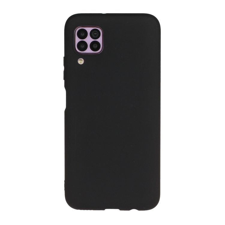 Sunsky 适用于华为nova 6 Se P40 Lite Nova 7i 磨砂糖果色超薄tpu手机壳 黑色