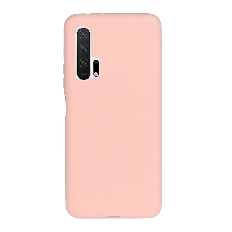 

For Huawei Nova 6 Frosted Candy-Colored Ultra-thin TPU Phone Case(Pink)