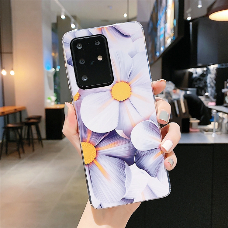 

For Galaxy S20 Plus Smooth Flower Series IMD TPU Case(Qiuying KF1)