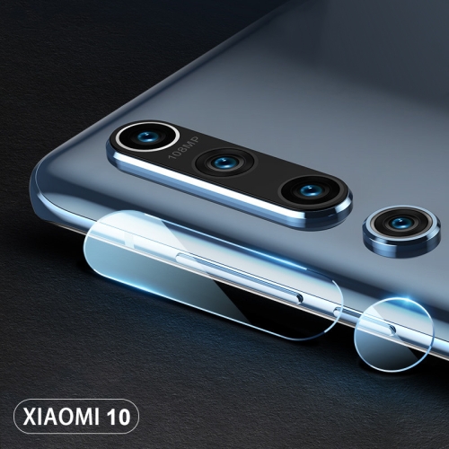 

For Mi 10 2pcs mocolo 0.15mm 9H 2.5D Round Edge Rear Camera Lens Tempered Glass Film