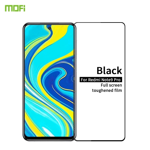 

For Xiaomi Redmi Note 9 Pro MOFI 9H 2.5D Full Screen Tempered Glass Film