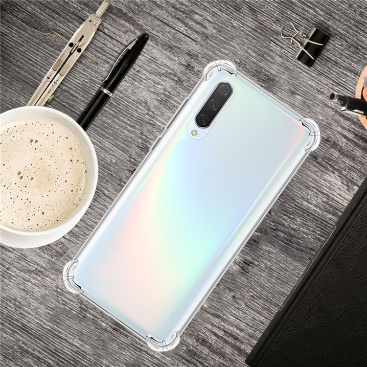 

For OPPO Find X2 Four-Corner Anti-Drop Ultra-Thin Transparent TPU Phone Case(Transparent)