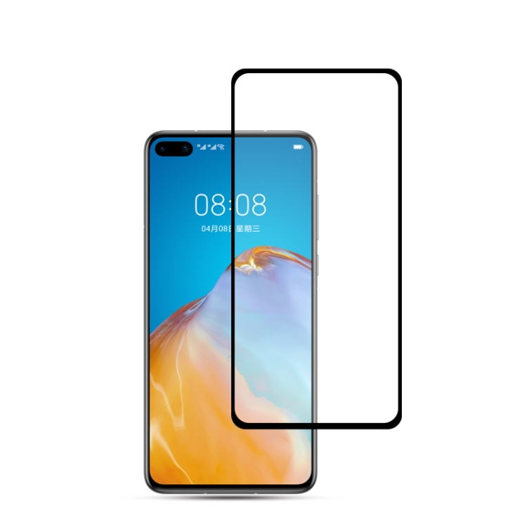 

For Huawei P40 mocolo 0.33mm 9H 2.5D Full Glue Tempered Glass Film