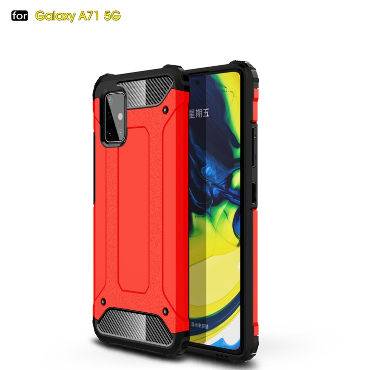

For Galaxy A71 5G Magic Armor TPU + PC Combination Case(Red)