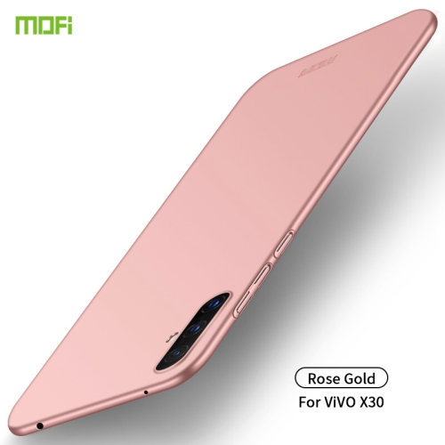 

For Vivo X30 MOFI Frosted PC Ultra-thin Hard Case(Rose Gold)