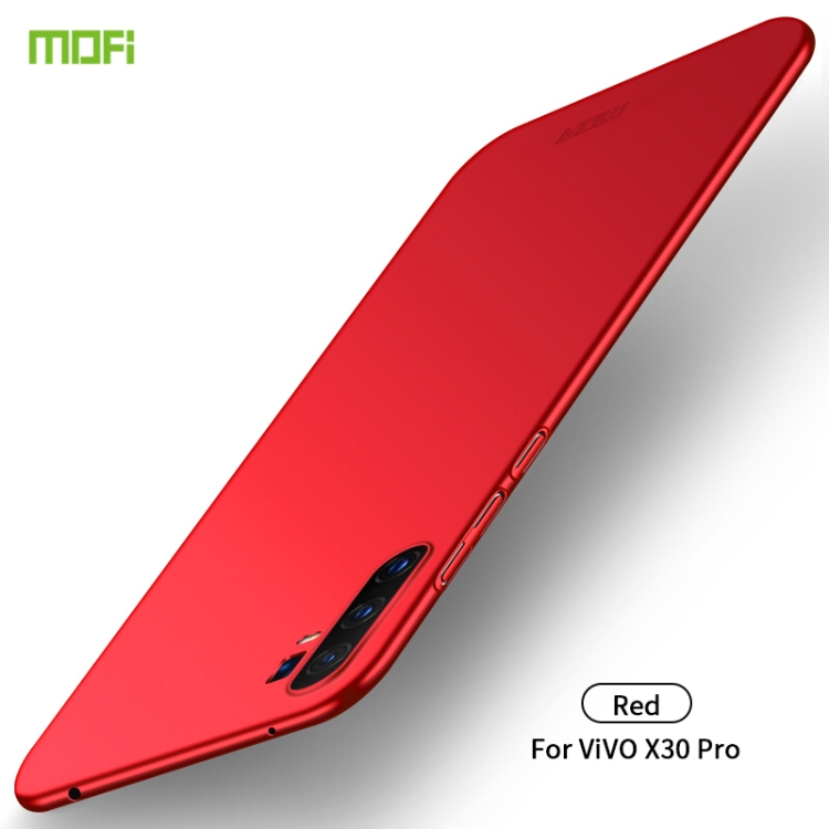 

For Vivo X30 Pro MOFI Frosted PC Ultra-thin Hard Case(Red)