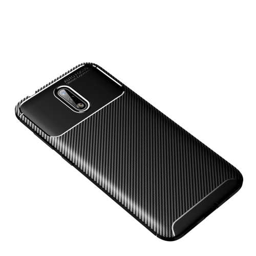 

For Nokia 2.3 Carbon Fiber Texture Shockproof TPU Case(Black)