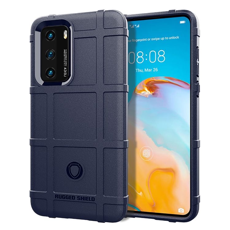 

For Huawei P40 Pro Full Coverage Shockproof TPU Case(Blue)