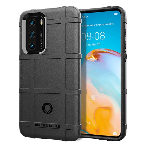 

For Huawei P40 Full Coverage Shockproof TPU Case(Black)