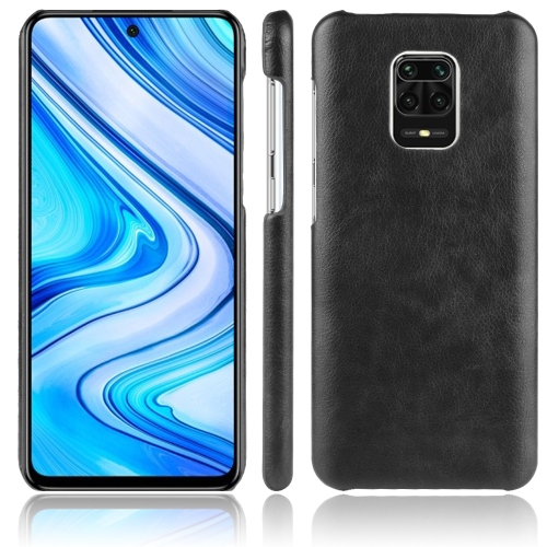 

For Xiaomi Redmi Note 9 Pro/Note 9s/Note 9 Pro max Shockproof Litchi Texture PC + PU Case(Black)