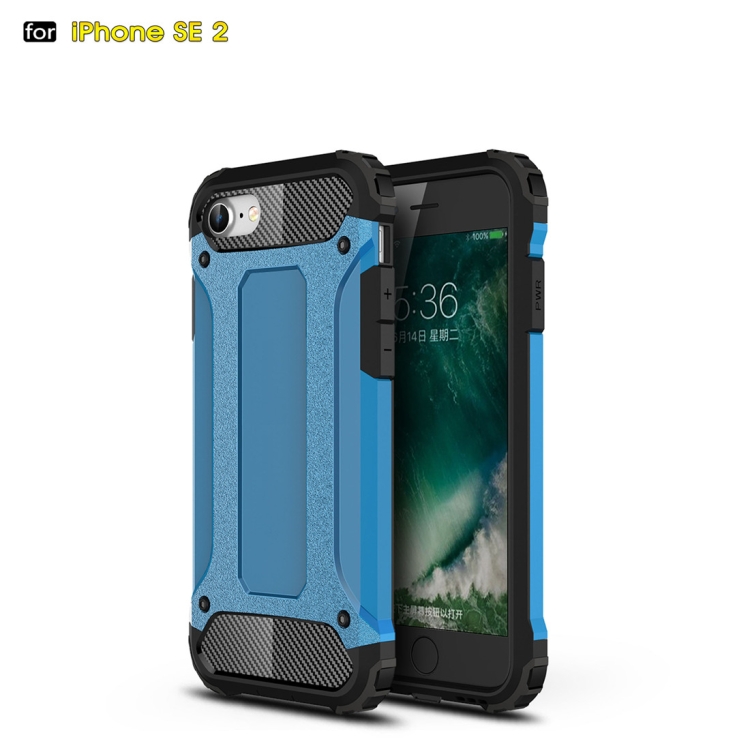 

For iPhone SE 2020 Magic Armor TPU + PC Combination Case(Blue)