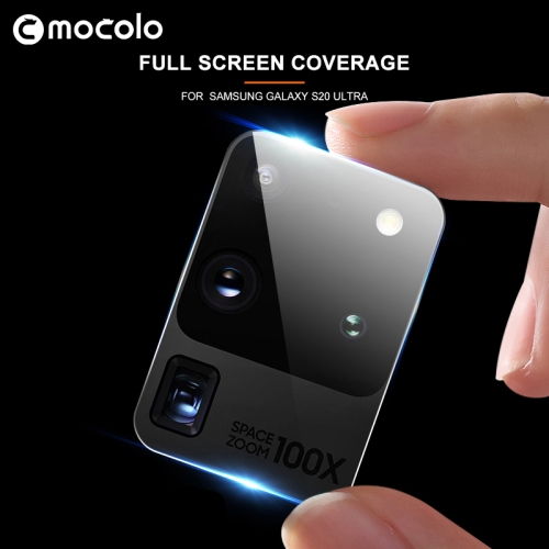 

For Galaxy S20 Ultra/S20 Ultra 5G mocolo 0.15mm 9H 2.5D Round Edge Rear Camera Lens Tempered Glass Film