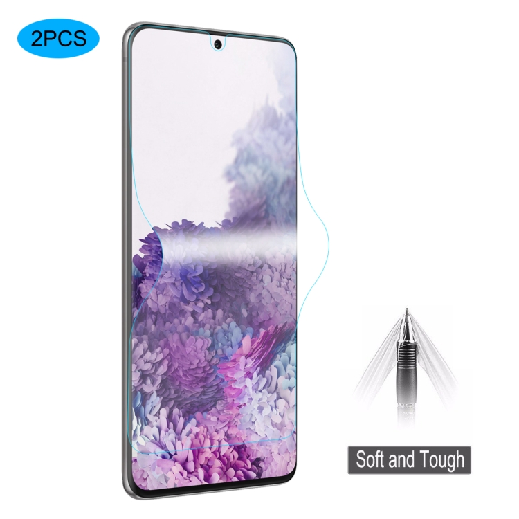 

For Galaxy S20 Ultra 2 PCS ENKAY Hat-Prince 0.1mm 3D Full Screen Protector Explosion-proof Hydrogel Film